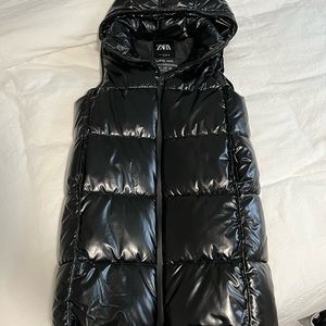 Zara long vest